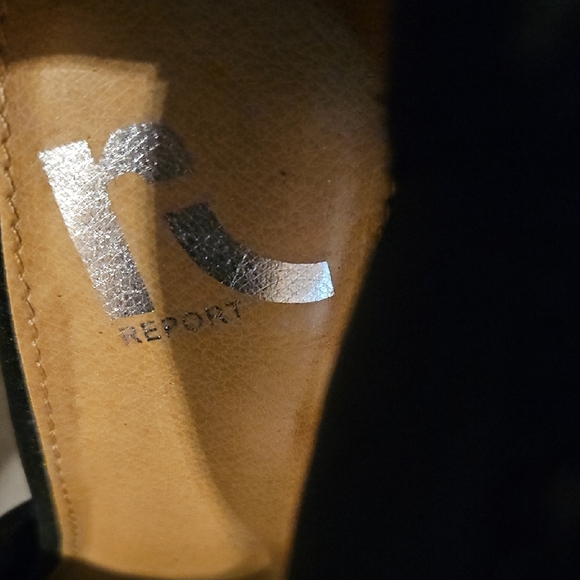 Report Black Studded Peep-Toe Heeled Boots - Picture 2 of 5